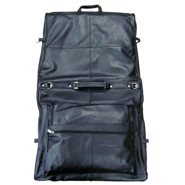 amerileather wheeled leather garment bag