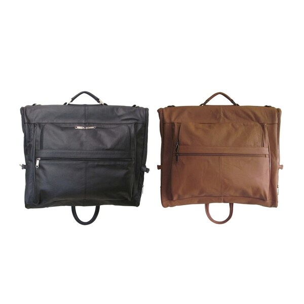 amerileather wheeled leather garment bag