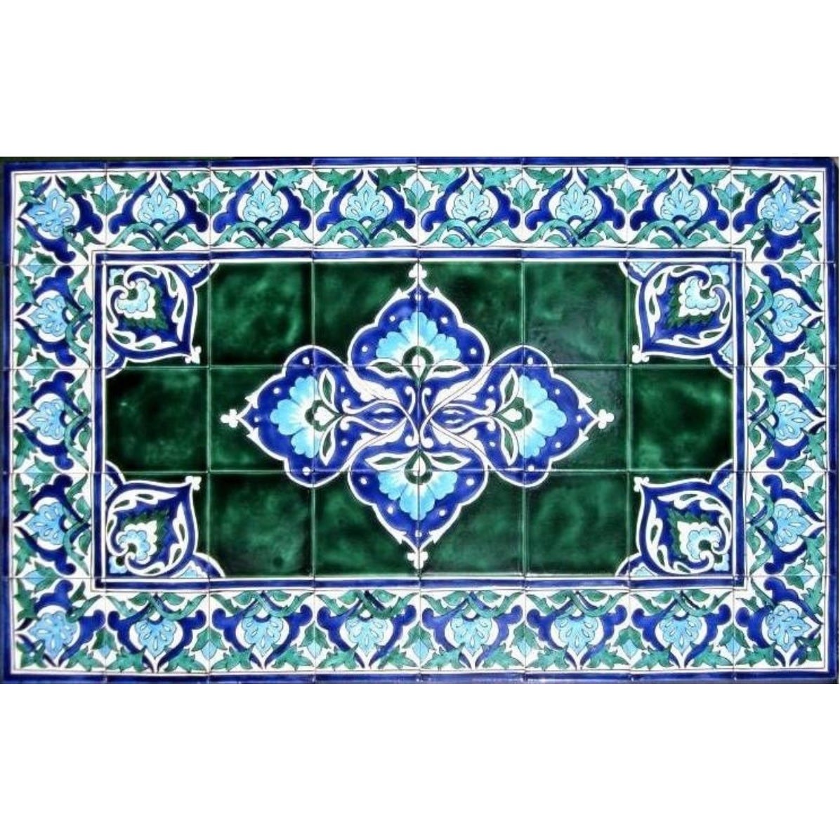 Architectural Lengeh Design 40 tile Ceramic Wall Art