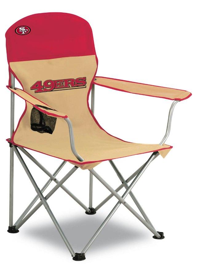 Shop San Francisco 49ers Folding Arm Chair - Free Shipping 