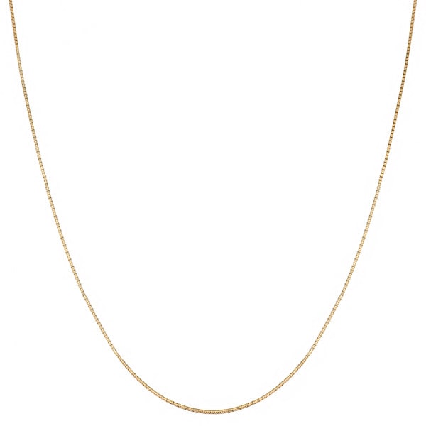 Fremada 14k Yellow Gold Box Necklace (16 30 inch) Fremada Gold Necklaces