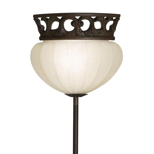 Corner Pin-up Plug-in Legacy Bronze Lamp
