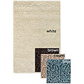 Artist's Loom Hand-woven Wool Shag Rug (7'9x10'6)