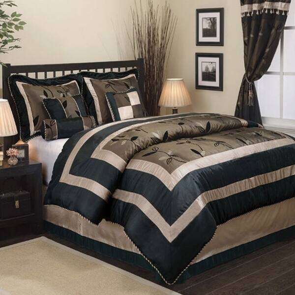 Shop Nanshing Pastora 7 Piece Patchwork Comforter Set On Sale