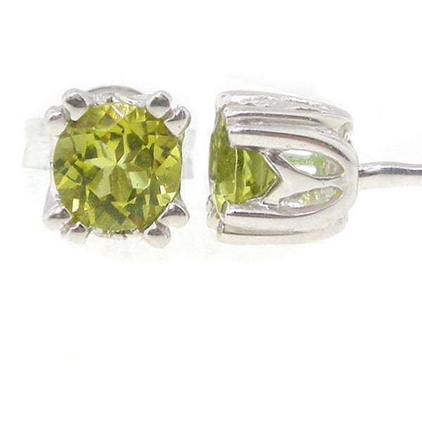 Michael Valitutti 18k White Gold Canary Tourmaline Earrings