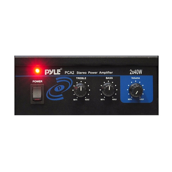 Pyle Mini 40-watt Car Stereo Power Amplifier