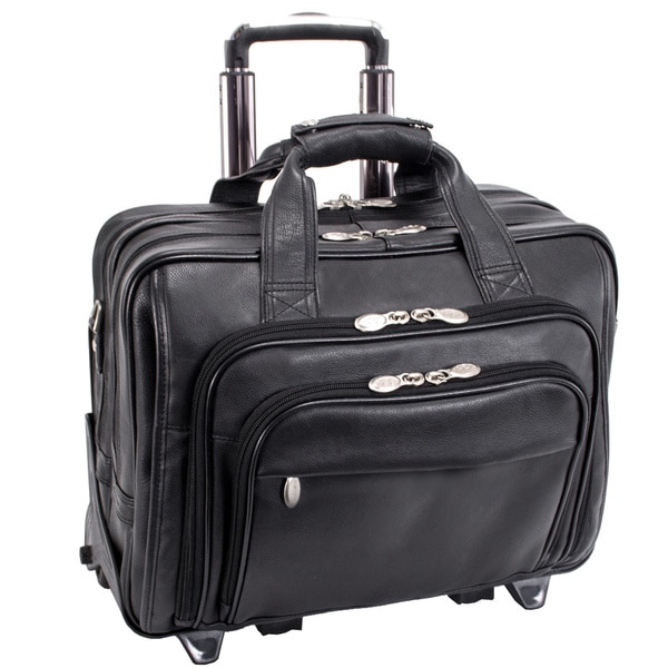 Shop McKlein Black Gold Coast 17-inch Detachable-wheeled Laptop Case ...