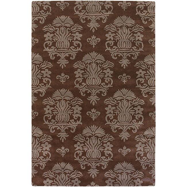 Artist's Loom Hand-tufted Transitional Oriental Wool Rug (7'9x10'6) - 7'9 x 10'6