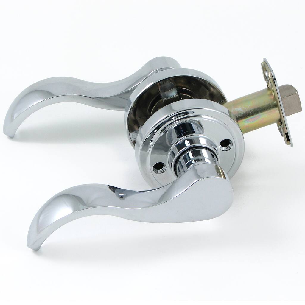 Polished Chrome Passage Door Handle