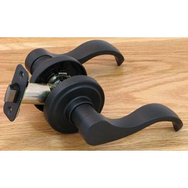 Better Home Products Matte Black Passage Door Handle Set