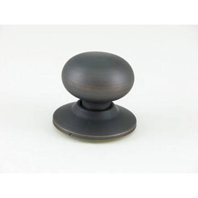 Oil-rubbed Bronze Mushroom Dummy Doorknob