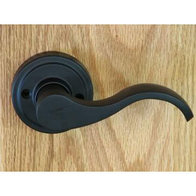 Matte Black Dummy Right-hand Door Lever