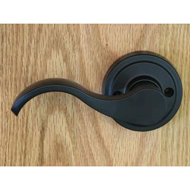 Matte Black Dummy Left-hand Door Lever
