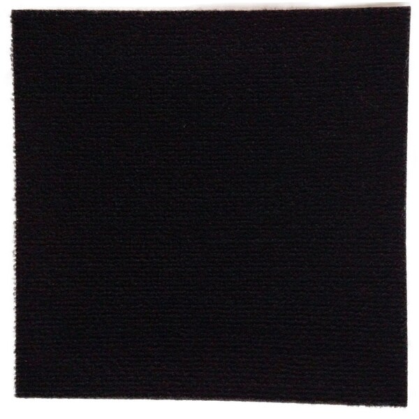 Shop Do It Yourself Black Carpet Tiles (144 Square Feet) Free