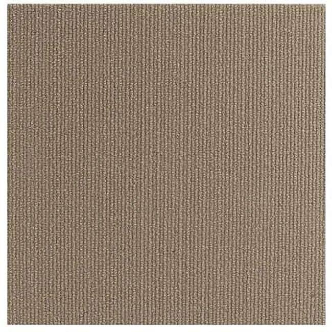 Do It Yourself Beige Self Stick Carpet Tiles (144 Square Feet)