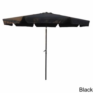 10 ft black and white patio umbrella