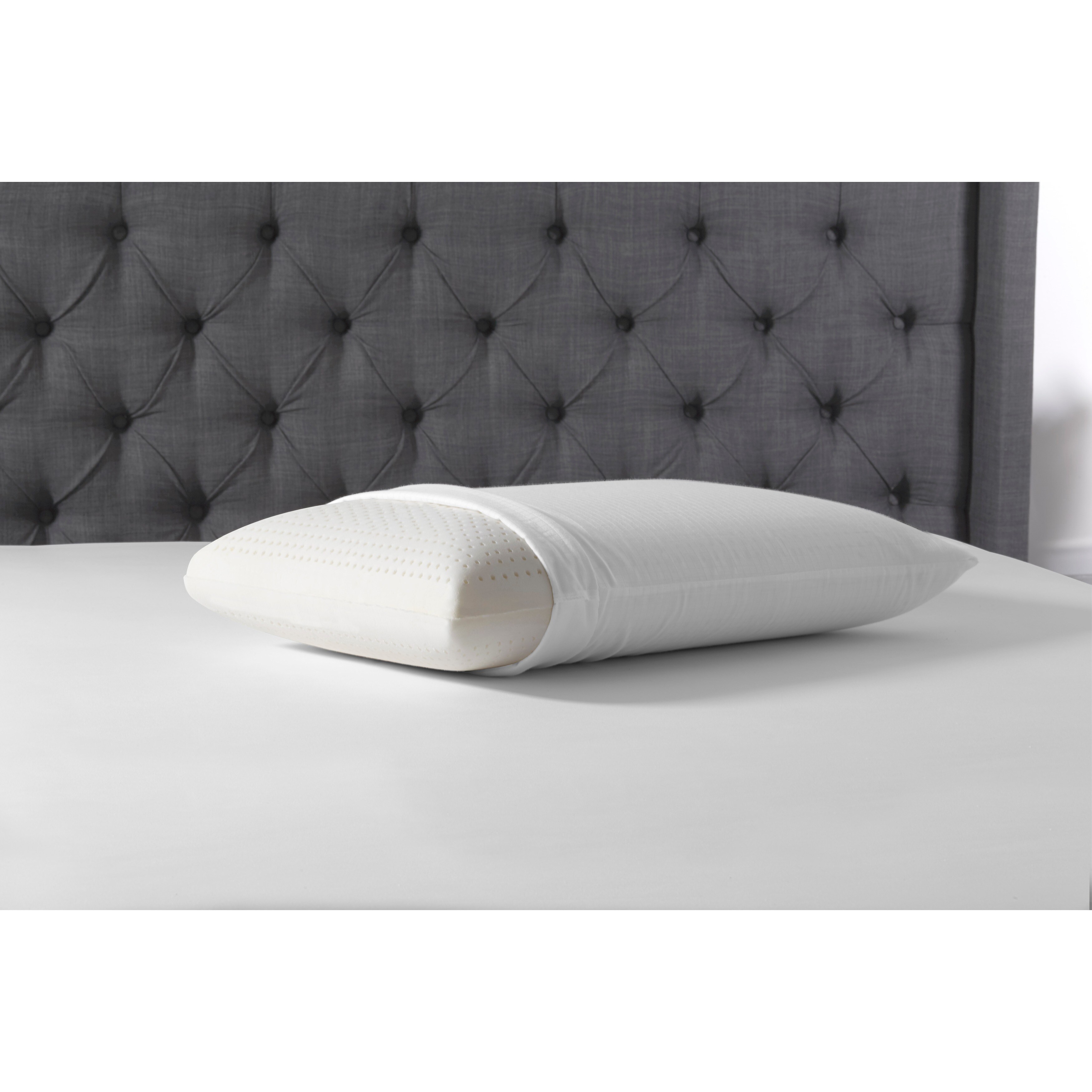 simmons beautyrest authentic talalay latex foam firm support pillow