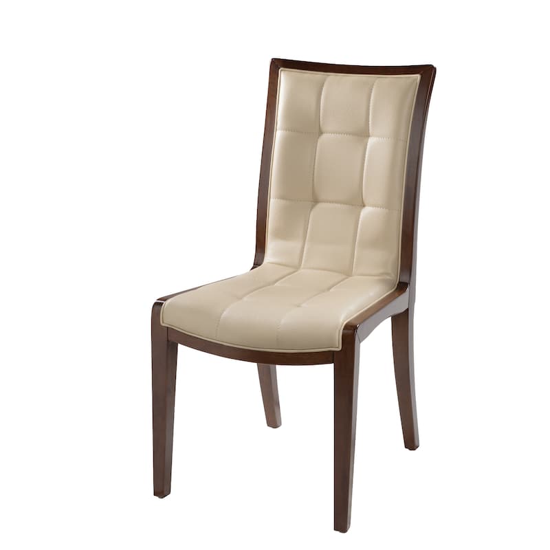 King Pebbled Faux Leather Dining Chairs (Set of 2)