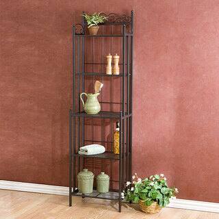 rack metal shelves kitchen grove copper grey overstock textured blind baker bay