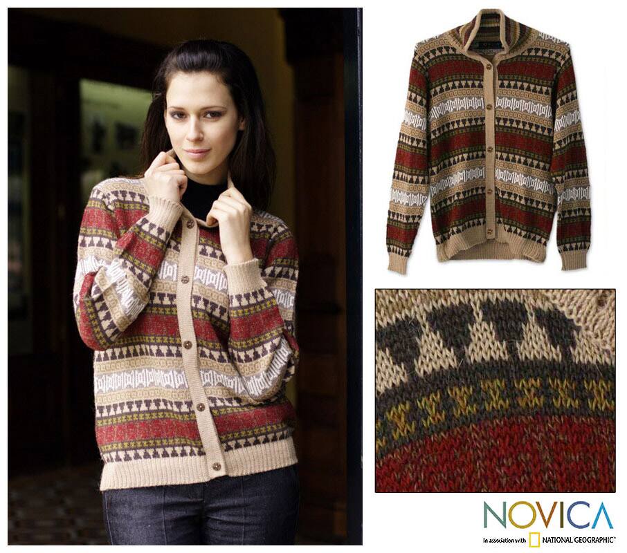 Alpaca Wool 'Earth Honor' Sweater