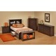 preview thumbnail 7 of 6, Prepac Espresso Twin Mate's Platform Storage Bed with 3 Drawers