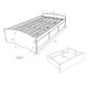 preview thumbnail 6 of 6, Prepac Espresso Twin Mate's Platform Storage Bed with 3 Drawers