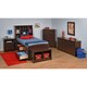 Espresso Tall Twin 6-drawer Captain's Platform Storage Bed - Free