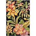 Safavieh Hand-hooked Paradise Black Wool Rug - 8'9 X 11'9