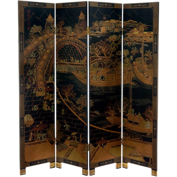 Handmade Wood Ching Ming Festival Screen (China)