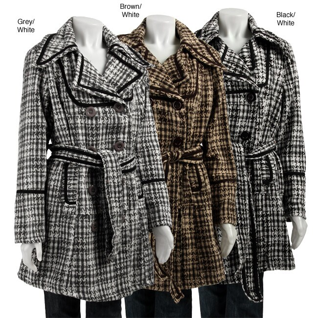 women's plus size tweed coats