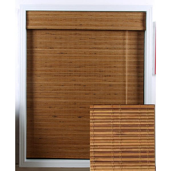Arlo Blinds Tuscan Bamboo Roman Shade (72 in. x 98 in.)