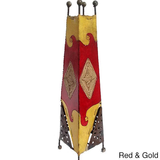 Genuine Leather Table Lamp (Morocco)