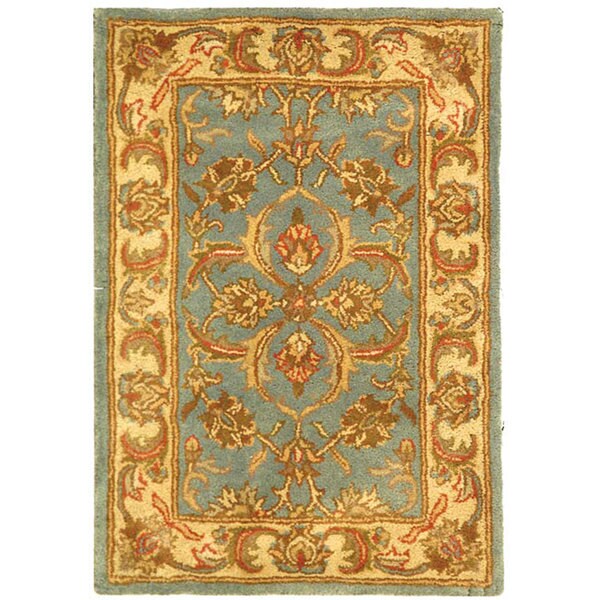 Shop Safavieh Handmade Heritage Timeless Traditional Blue/ Beige Wool