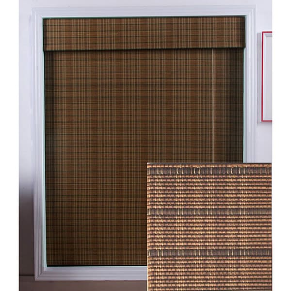Arlo Blinds Tibetan Bamboo Roman Shade (33 in. x 98 in.)