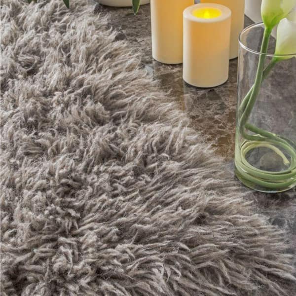 nuLOOM Hand-woven Supreme Flokati Shag Natural Wool Rug (5' x 7) - 5' x 8'  - Bed Bath & Beyond - 8283415