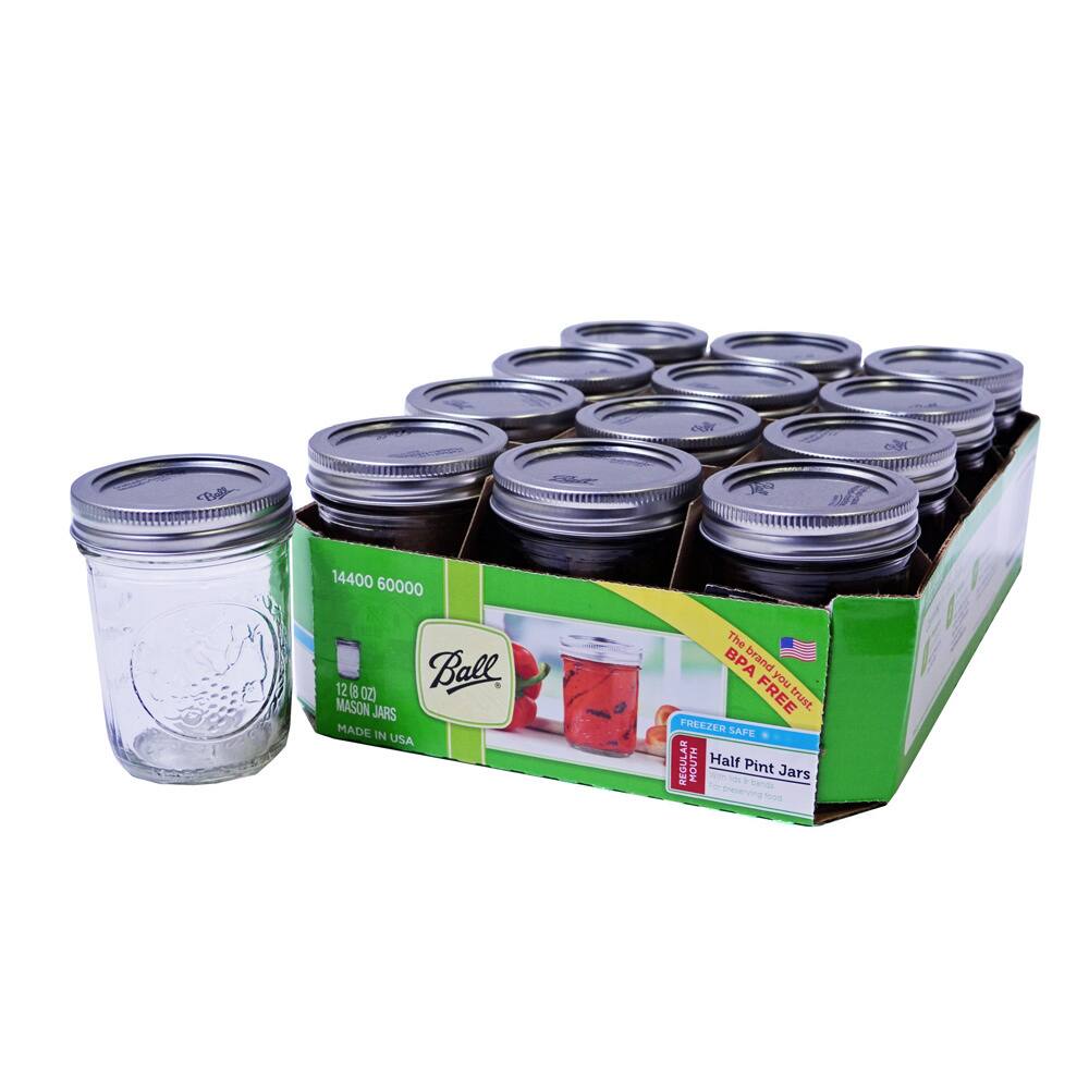 Ball Half-pint/ 8-ounce Mason Jars (Set of 12)