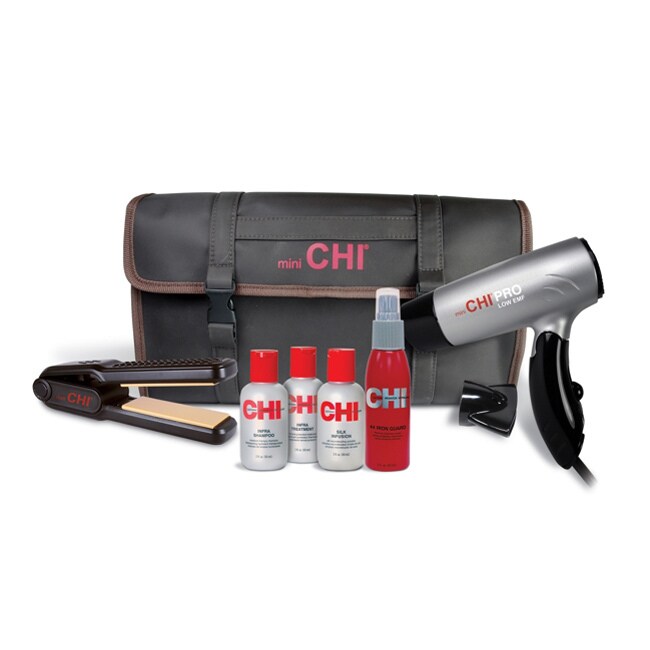 chi hair dryer and straightener set