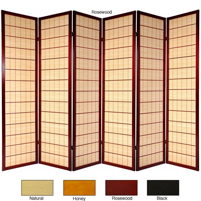 Wood and Rice Paper Windowpane Shoji Screen (China) - On Sale - Bed Bath &  Beyond - 3446182