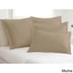 preview thumbnail 4 of 5, Cotton Blend Poplin Tailored Decorative Pillow Shams (Pack of 2)