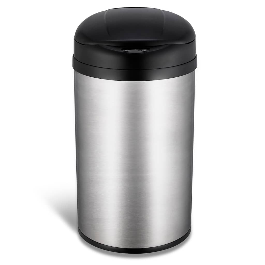Stainless Steel 10.6-gallon Motion Sensor Trash Can