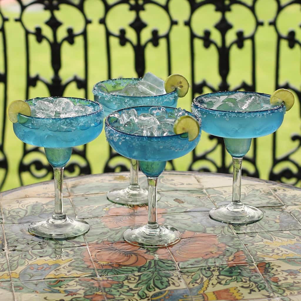 Margarita 'Aqua Freeze' Set of 4 Glasses