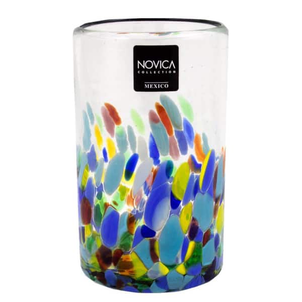 Confetti Multicolor Tumblers Set of 6 Glasses