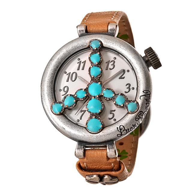 Lucky Brand Womens Tan Leather Watch