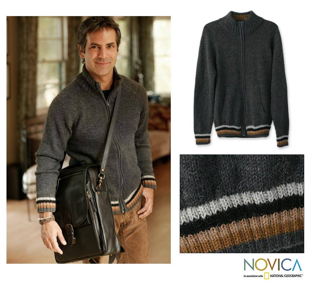 'Taking Flight' Alpaca Wool Jacket