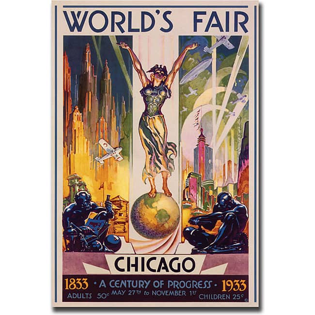 Glen Sheffer 'World's Fair Chicago' Canvas Art