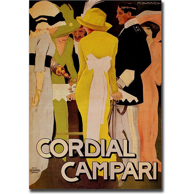 'Cordial Campari' Gallery-wrapped Canvas Art