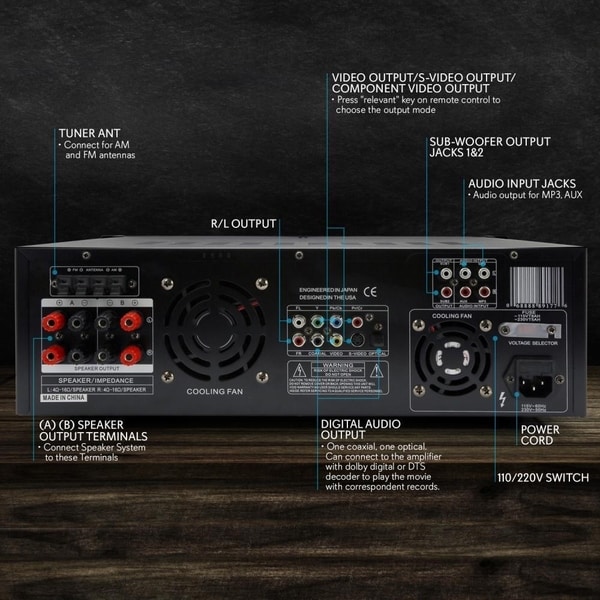 3000 watt home stereo system