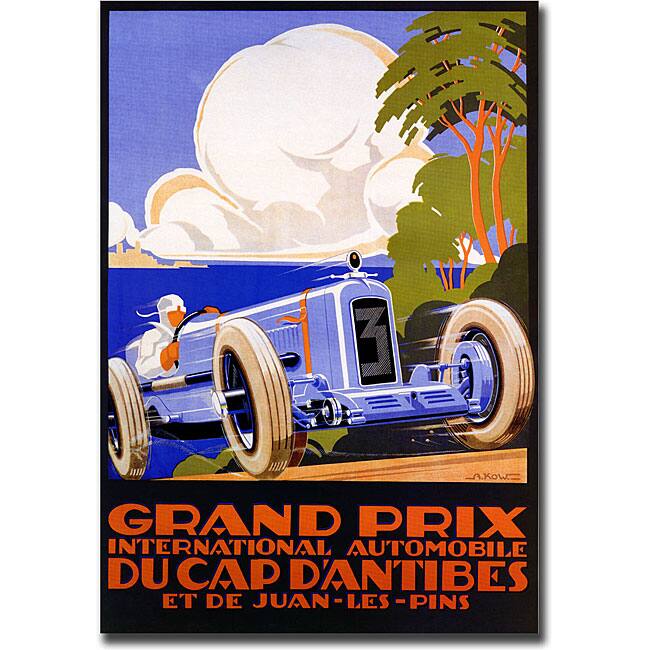 G. Kow 'Grand Prix Ducap Dantibes' Canvas Art