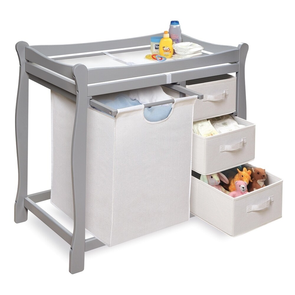 changing table with hamper