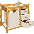 Honey Changing Table with Hamper and Three Baskets